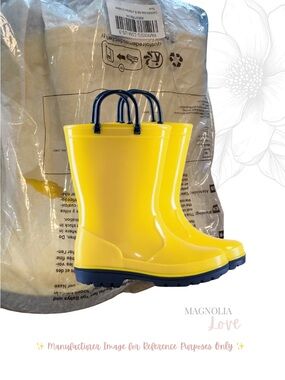 ☔️ Bright Yellow Rain Boots by EUXTERPA